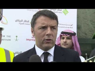 Download Video: Arabia Saudita - Renzi in visita al cantiere della metropolitana di Riad (09.11.15)