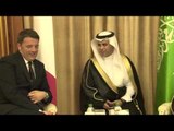 Arabia Saudita - Incontro di Renzi con il Re Salman bin Abdulaziz Al Saud (09.11.15)