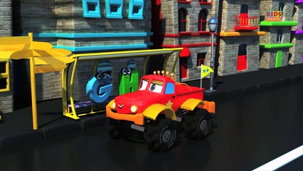 Monster Truck Dan - ABC SONG | Alphabet Song