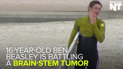 Teen With Cancer Fulfills Wish To Surf With Mick Fanning