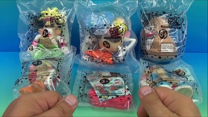 2002 MR. POTATO HEAD SET OF 6 JACK IN THE BOX KIDS MEAL TOYS VIDEO REVIEW