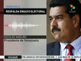 Pide Maduro a venezolanos lograr la victoria electoral perfecta el 6-D