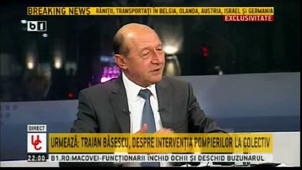 Basescu la B1: SOLUTIA TEHNOCRATICA E PENTRU TARI BANANIERE. Dar... il vrea pe Ciolos premier!