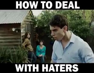 The perfect way to deal with haters