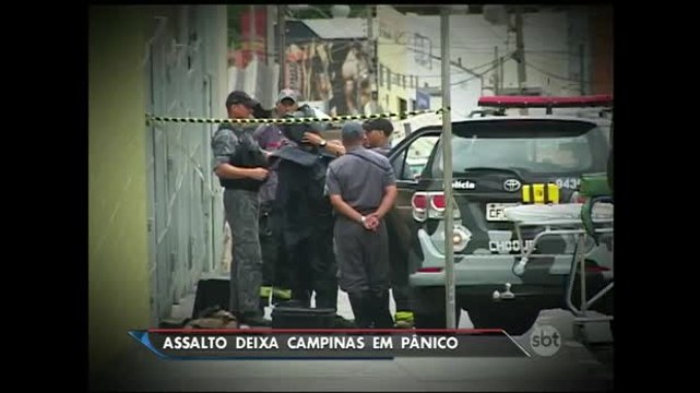SP: Assalto a transportadora deixa Campinas em pânico