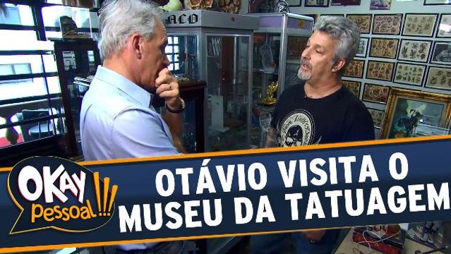 Otávio Mesquita vai conhecer o Museu da Tatuagem