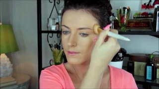 Peach and Bronze Makeup Look----makegirlz.com