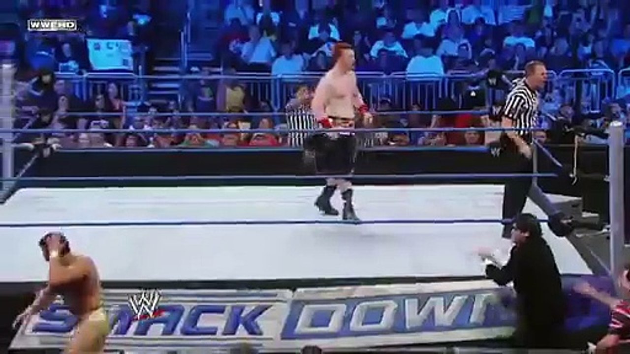 Sheamus Brough Kicks the referee (HQ)