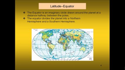 LATITUDE AND LONGITUDE