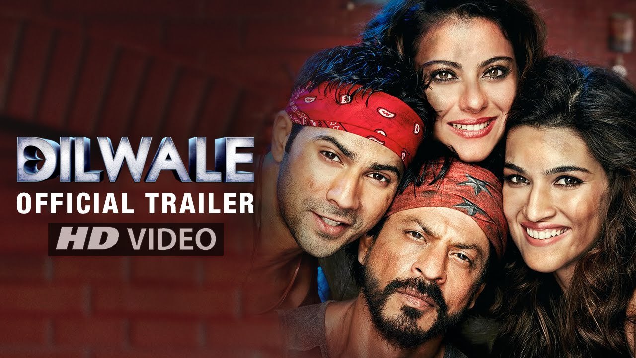 Official Trailer Of Dilwale 2015 Film - Shah Rukh Khan, Kajol, Kriti Sanon & Varun Dhawan