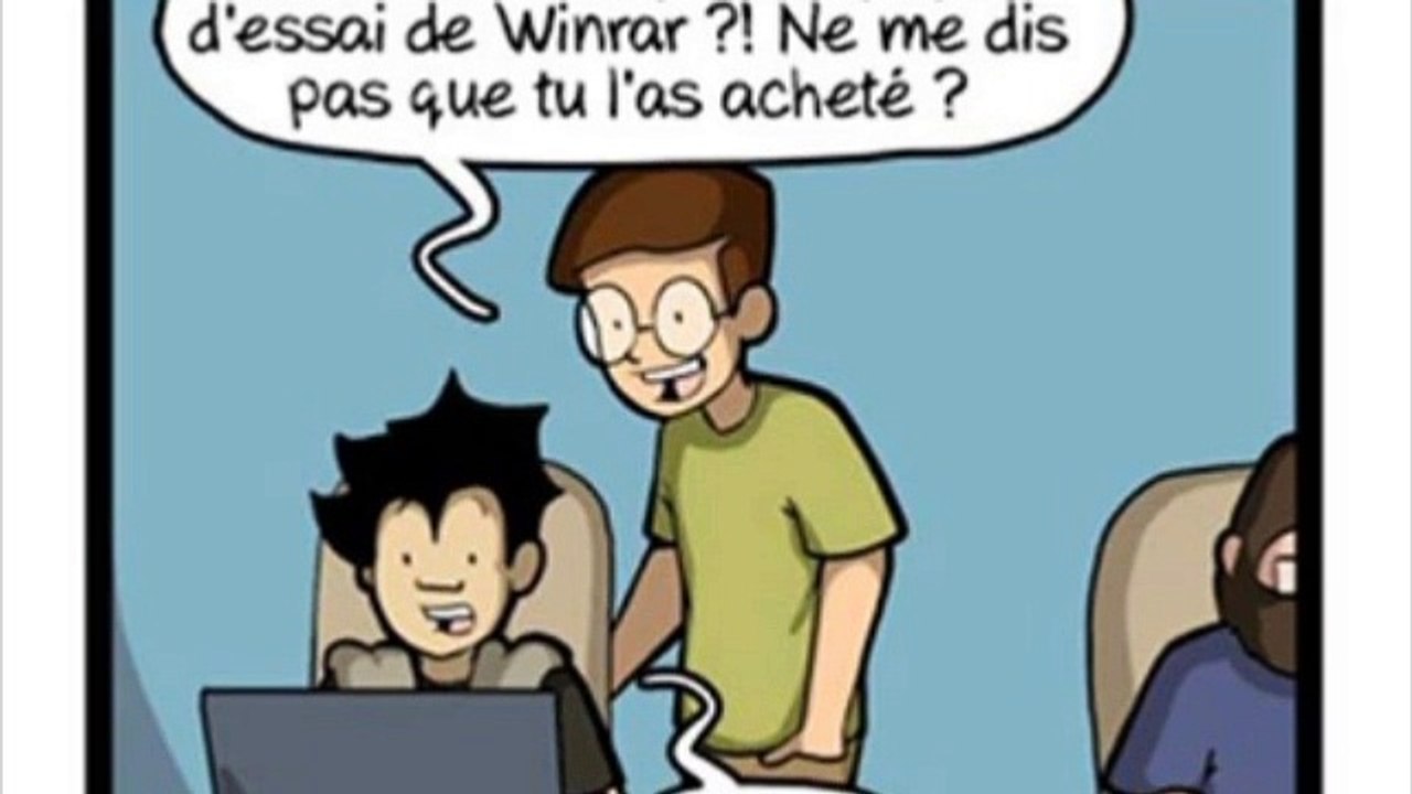 Si vous ne connaissez pas winrar alors vous allez pas comprendre..
