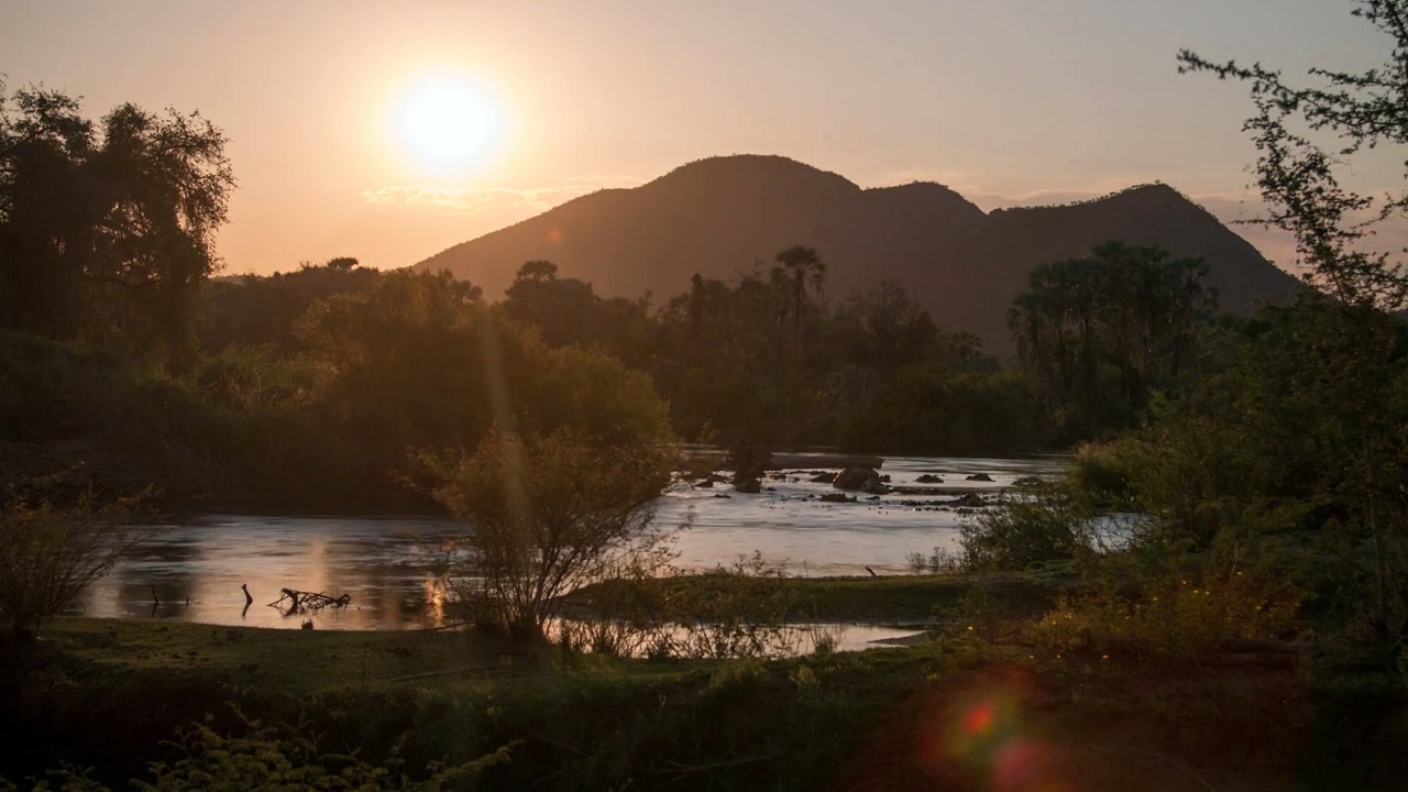 Sonnenuntergang Epupa