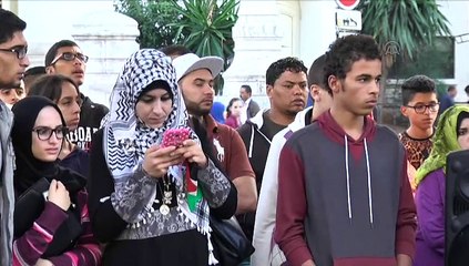 Protest in Tunisia against Israeli violations