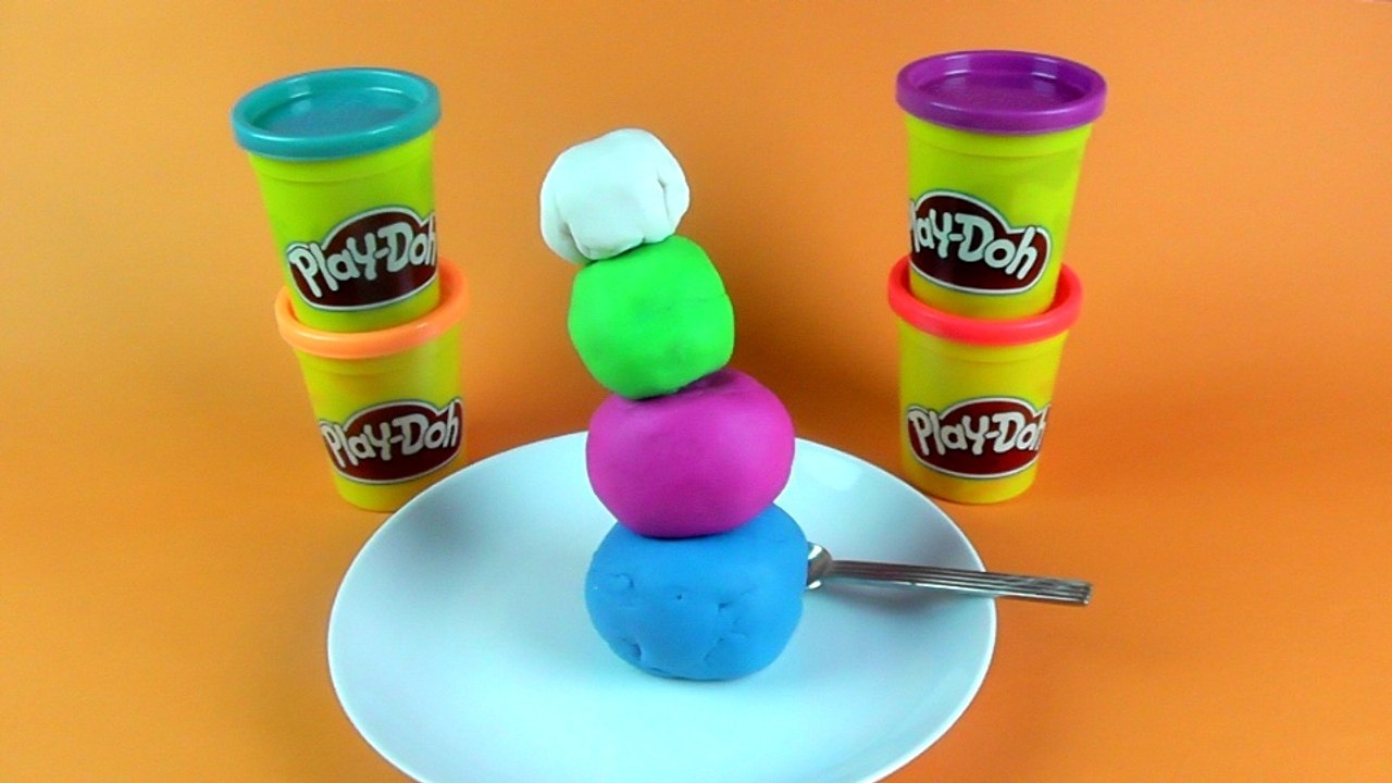 play doh ice cream tower