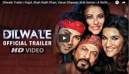 Dilwale official Trailer (2nd) - Some Love Stories Never End