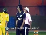 Wasim Akram in action - Cricket all stars t20 series