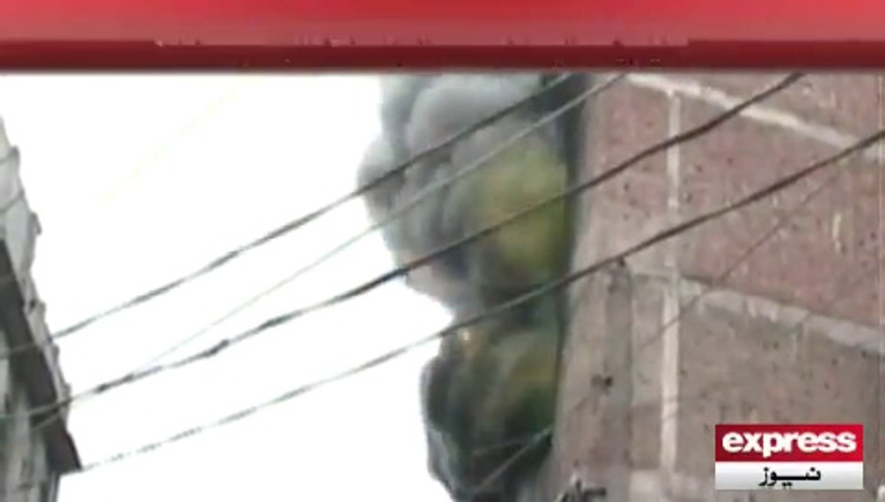 Fire in Plastic Gowdown Peshawar