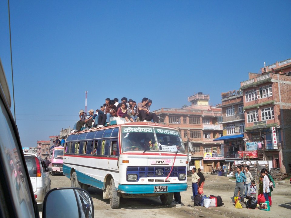The Crazy Bus Drive In Nepal 2015