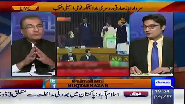 Mujeeb ur Rehman Making The Fun Of Mulana Fazal Rehman