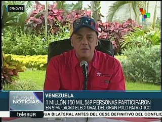 Venezuela: Gran Polo Patriótico celebra simulacro electoral