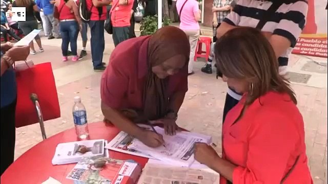Electores del oficialismo acudieron a simulacro para el 6 de diciembre