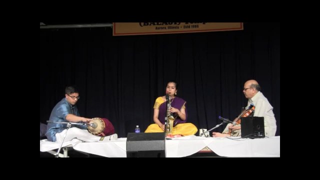 SRI VENKATESWARASWAMI TEMPLE: ALL COMPOSERS DAY:CONCERT: ANVITA HARIHARAN: SAXOPHONE: SHRI GANESHA