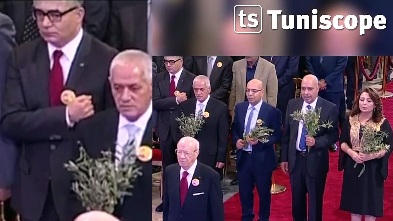 موقف محرج لمحسن مرزوق خلال حفل تكريم الرباعي الحائز على جائزة نوبل