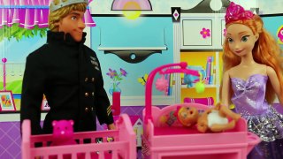 Tangled Mini Movie Starring Elsa Magic Hair & Flynn Rider goes to Jail. Part 2. DisneyToys