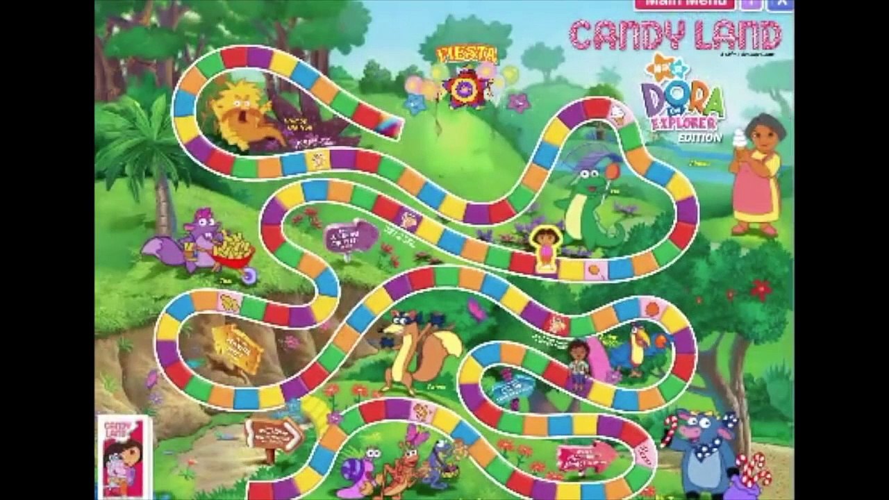 Dora the Explorer Candy Land full game (no narration) best app demos for kids