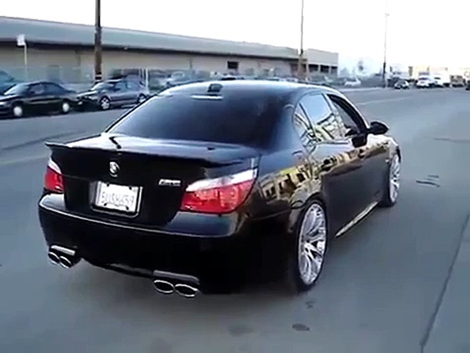 BMW E60 M5 Burnout Eisenmann, Exhaust, Hartge Wheels, etc