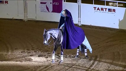 She Rides Up On A Horse—Then Removes Her Cape And STUNS Everyone