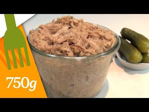 Recettes des Rillettes de porc maison - 750 Grammes
