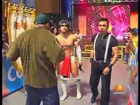 Alex Koslov & Sexy Star vs. Faby Apache & Mary Apache (AAA - 07.02.2010)