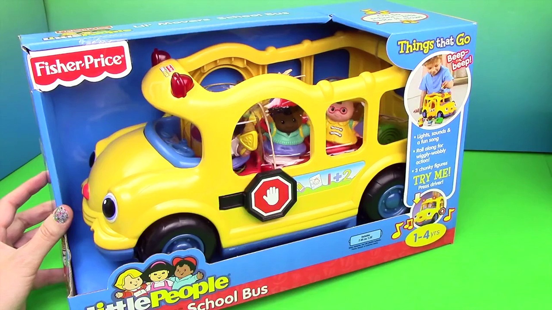 toy bus that sings wheels on the bus