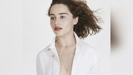 Emilia Clarke Goes BRALESS For Dior Jewellery Campaign