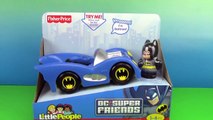 BATMAN -Talking Batmobile! Little People Fisher Price -Toy Review- Sound Effects