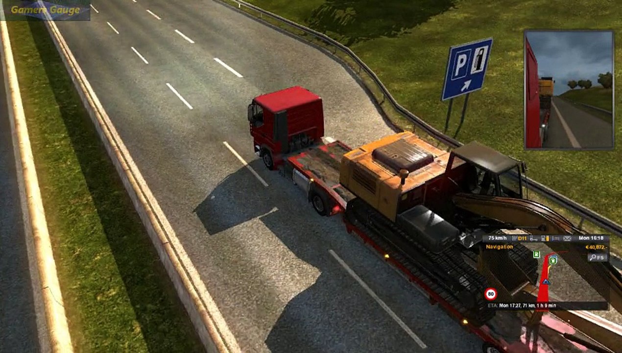 Euro Truck Simulator 2 - #24b IVECO Stralis, Excavator, Stuttgart - Zurich