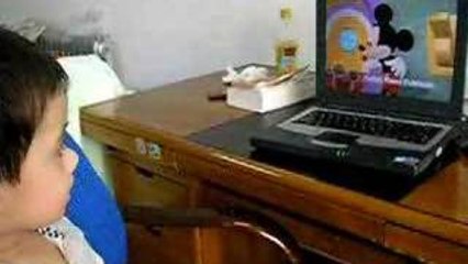 jimmy watching mickey mouse clubhouse