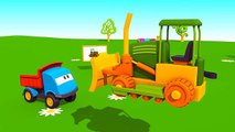 TuTiTu cartoon style - Kid's 3D Construction Cartoons for Children 20 - Leo's BULLDOZER