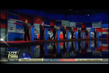 Some dude with a perm makes noises about taxes.