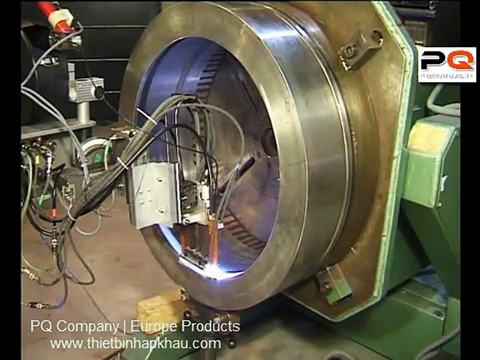 Rô bốt hàn tự động, chuyên dụng để hàn ống inox và các ống nồi hơi công nghiệp