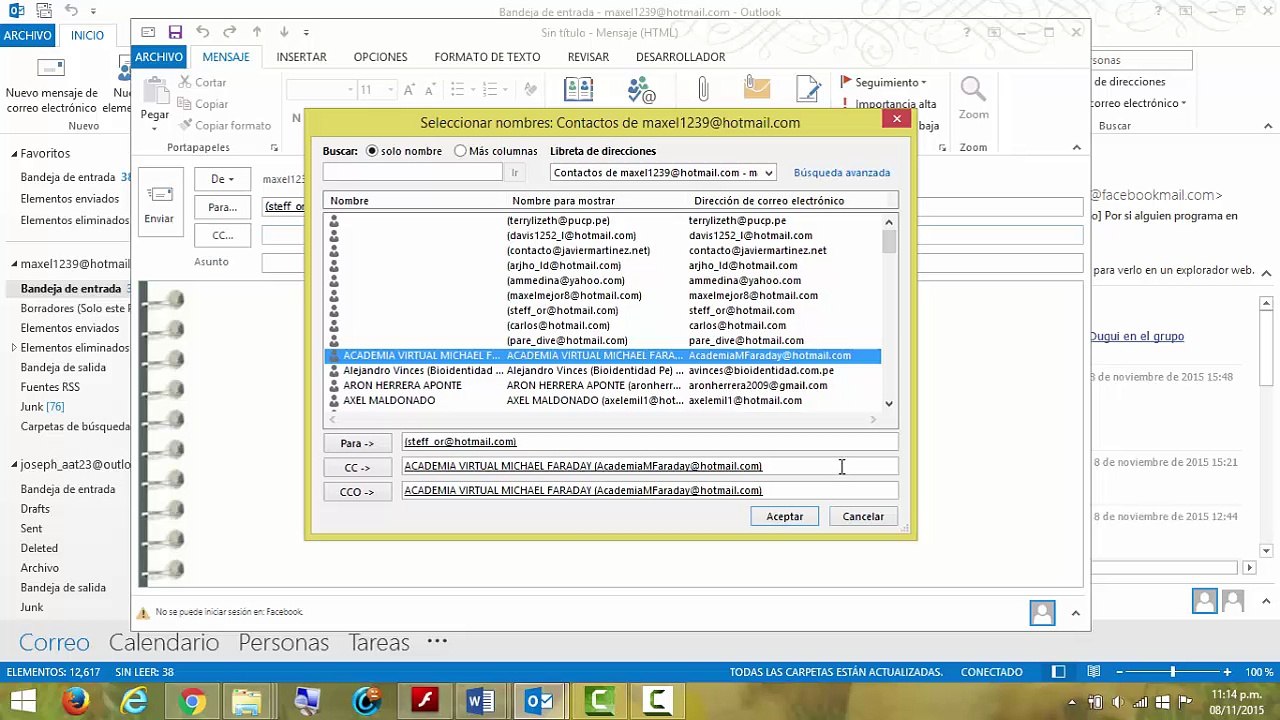 MICROSOFT OUTLOOK 2013 -  INTRODUCCIÓN AL CORREO