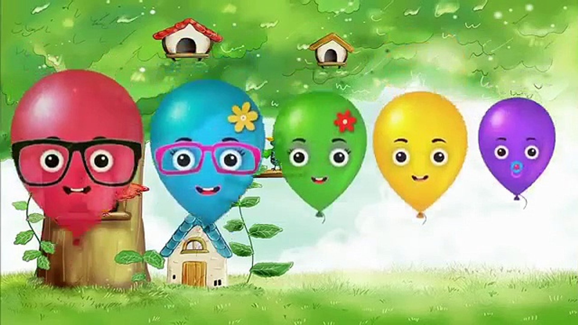 ⁣Balloon Finger Family Song | Finger Family Song For Children & English Childrens Songs