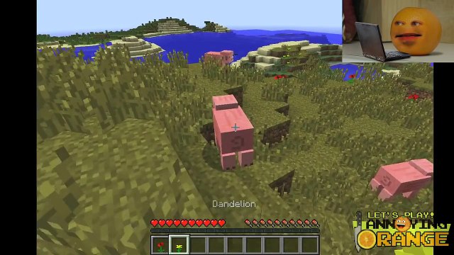 Annoying Orange Lets Play! MINECRAFT