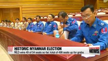 Myanmar celebrates early election victory for Aung Sang Suu Kyi's party