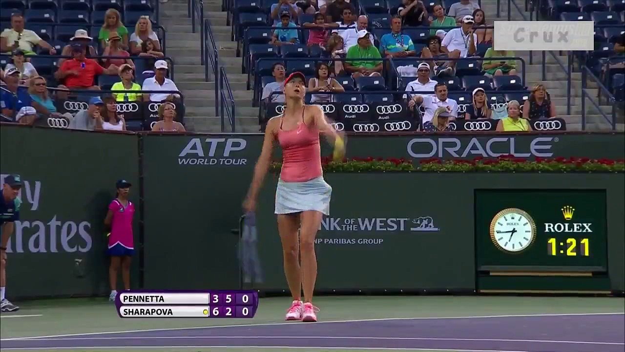Maria Sharapova's great points in Indian Wells 2015