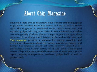 Chip Magazine Advertisement