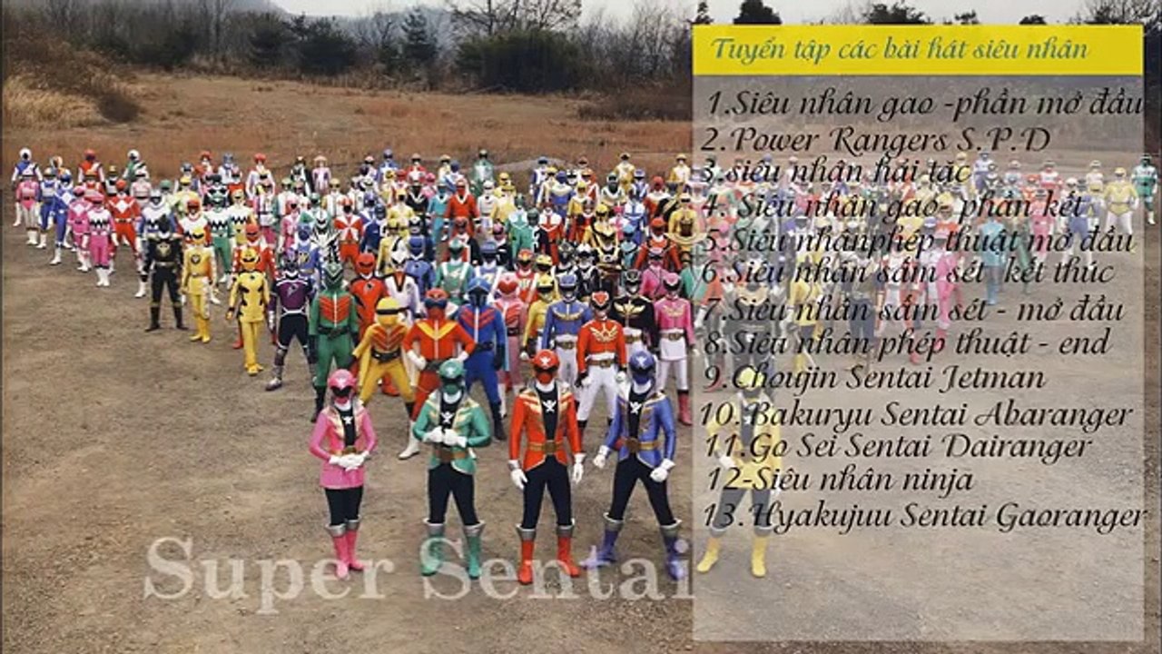 lịch sử phim Super Sentai của Nhật Bản