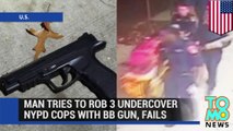 Man armed with BB gun tries to rob three NYPD cops — gets hospitalized