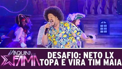 Desafio: Neto LX se transforma em Tim Maia